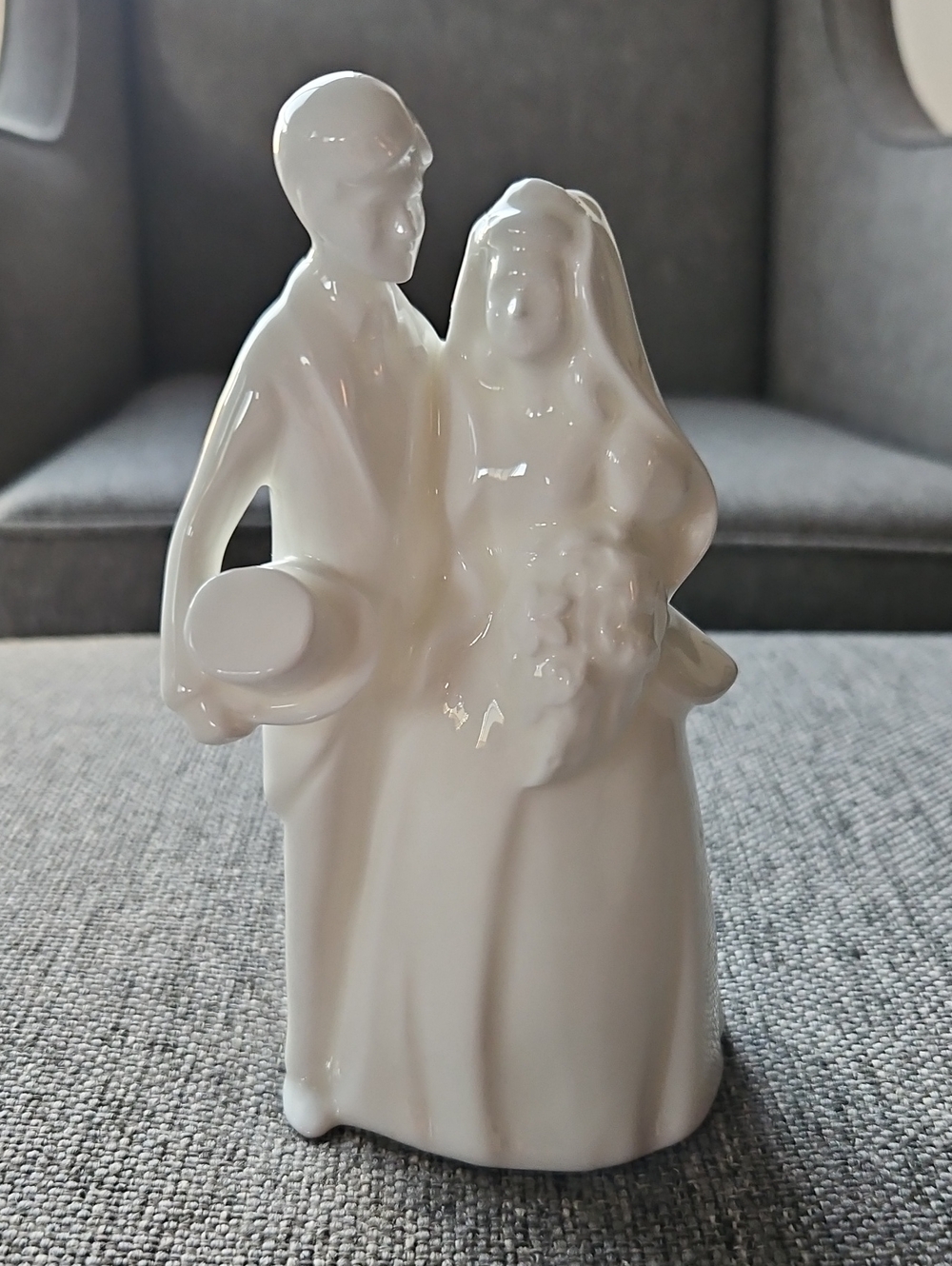 Vintage Royal Doulton Images "Bride and Groom" Figurine White Bone China